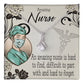 An Amazing Nurse Alluring Ribbon Necklace-Express Your Love Gifts