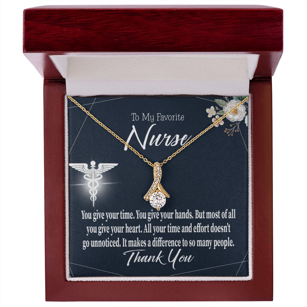 You Don't Go Unnoticed Alluring Ribbon Necklace-Express Your Love Gifts