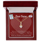 Thank You Ideas Nurses and Caregivers Alluring Ribbon Necklace-Express Your Love Gifts