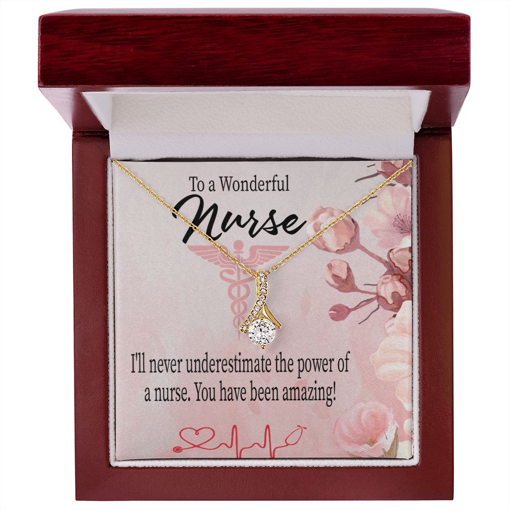 Amazing Nurse Alluring Ribbon Necklace-Express Your Love Gifts