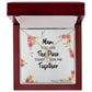 Mum You Are The Piece Alluring Ribbon Necklace-Express Your Love Gifts