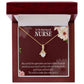 Special Nurse Alluring Ribbon Necklace-Express Your Love Gifts