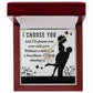 I Choose You Alluring Ribbon Necklace-Express Your Love Gifts