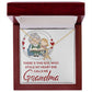 Girl Stole My Haert Calls Me Grandma Alluring Ribbon Necklace-Express Your Love Gifts