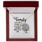 Family Alluring Ribbon Necklace-Express Your Love Gifts