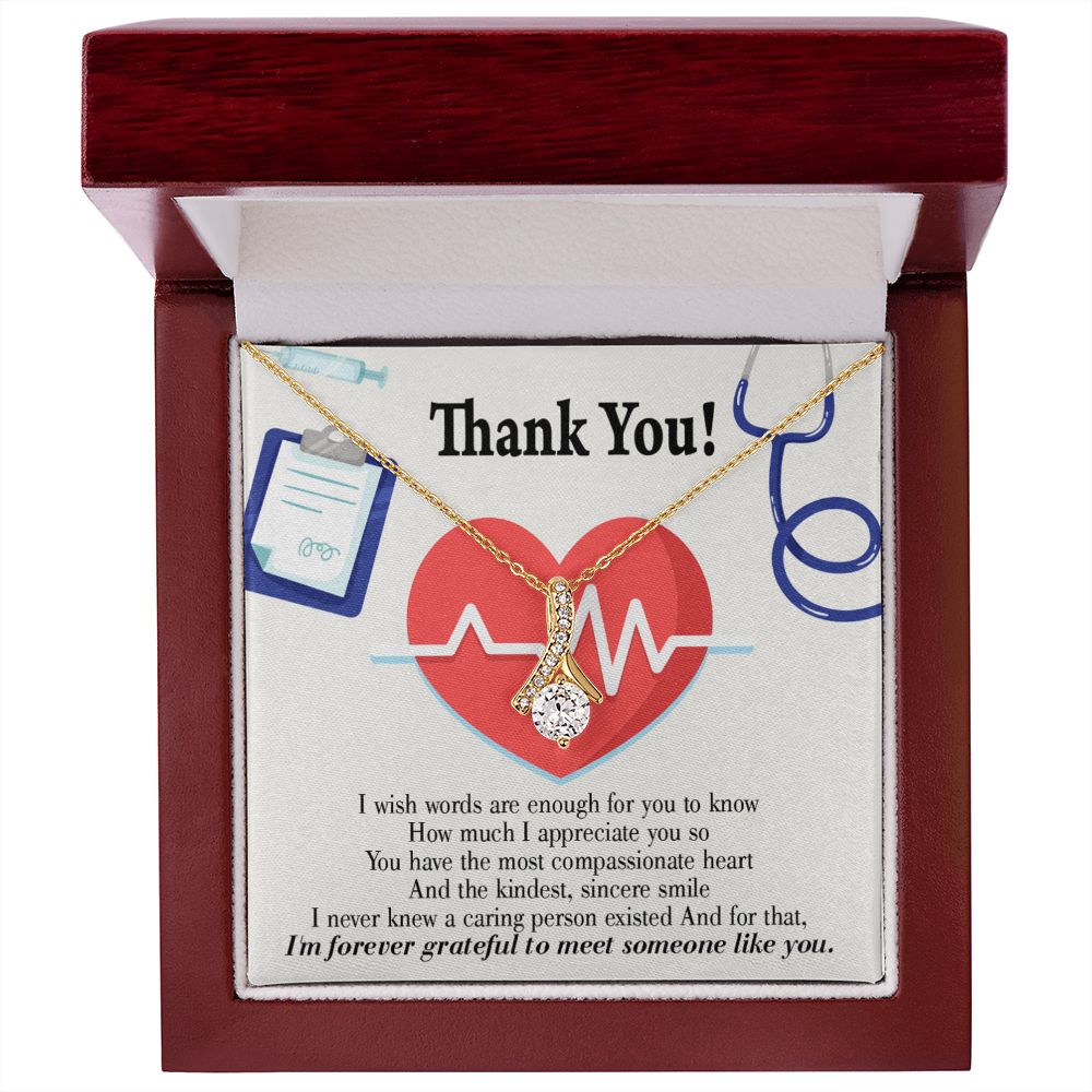 Gift Idea For Medical Staff Alluring Ribbon Necklace-Express Your Love Gifts