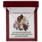 Mother and Daughter Never Apart Alluring Ribbon Necklace-Express Your Love Gifts