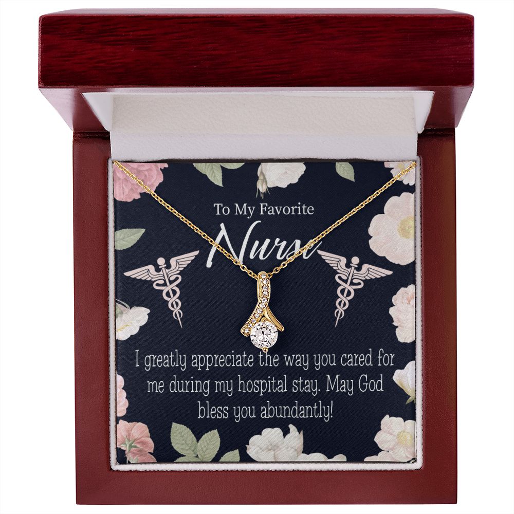 God Bless You Abundantly! Alluring Ribbon Necklace-Express Your Love Gifts