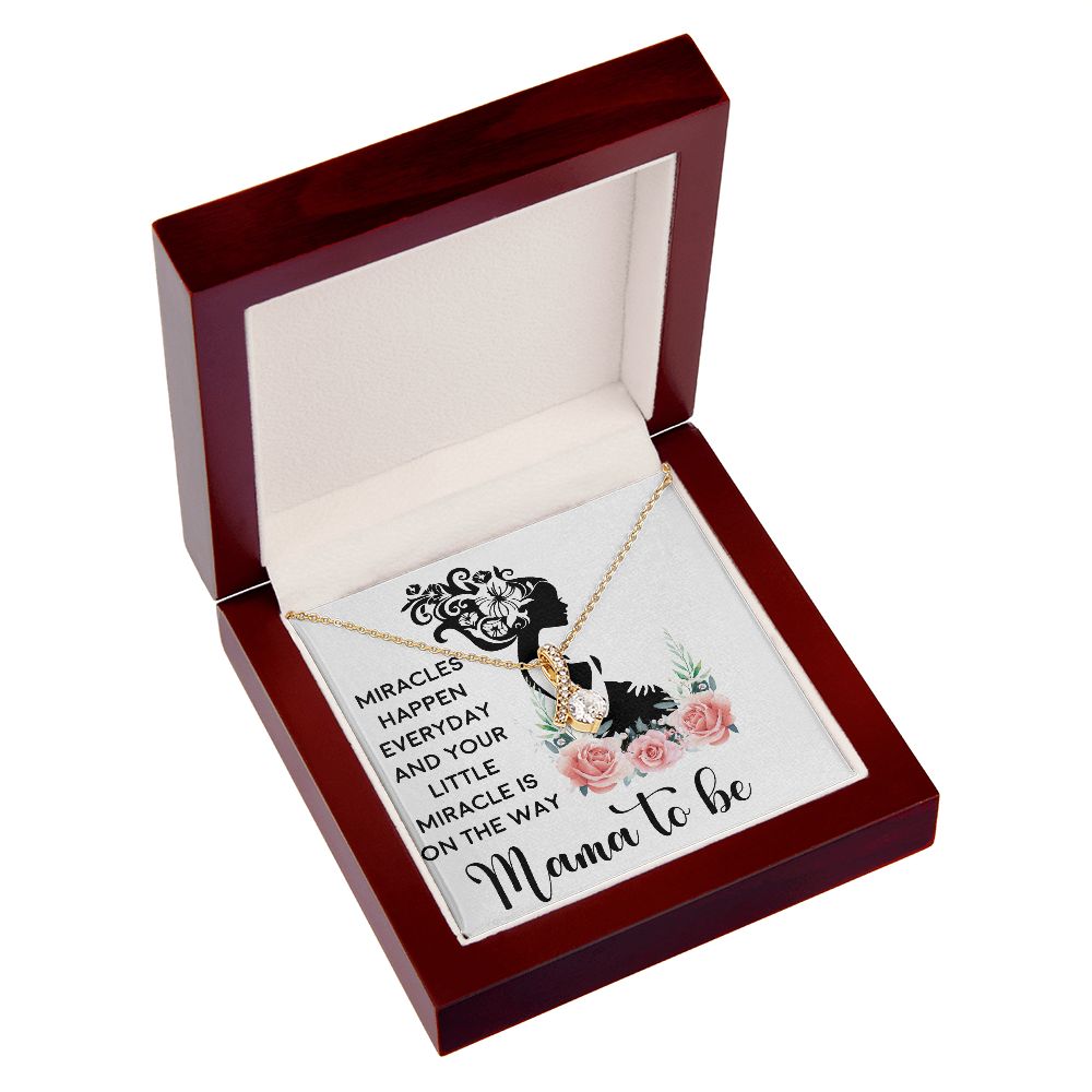 Mama To Be Alluring Ribbon Necklace-Express Your Love Gifts