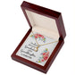 The Love Between a Grandmother and Granddaughter Alluring Ribbon Necklace-Express Your Love Gifts