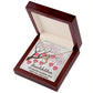 Grandchildren the Greatest Blessing Alluring Ribbon Necklace-Express Your Love Gifts