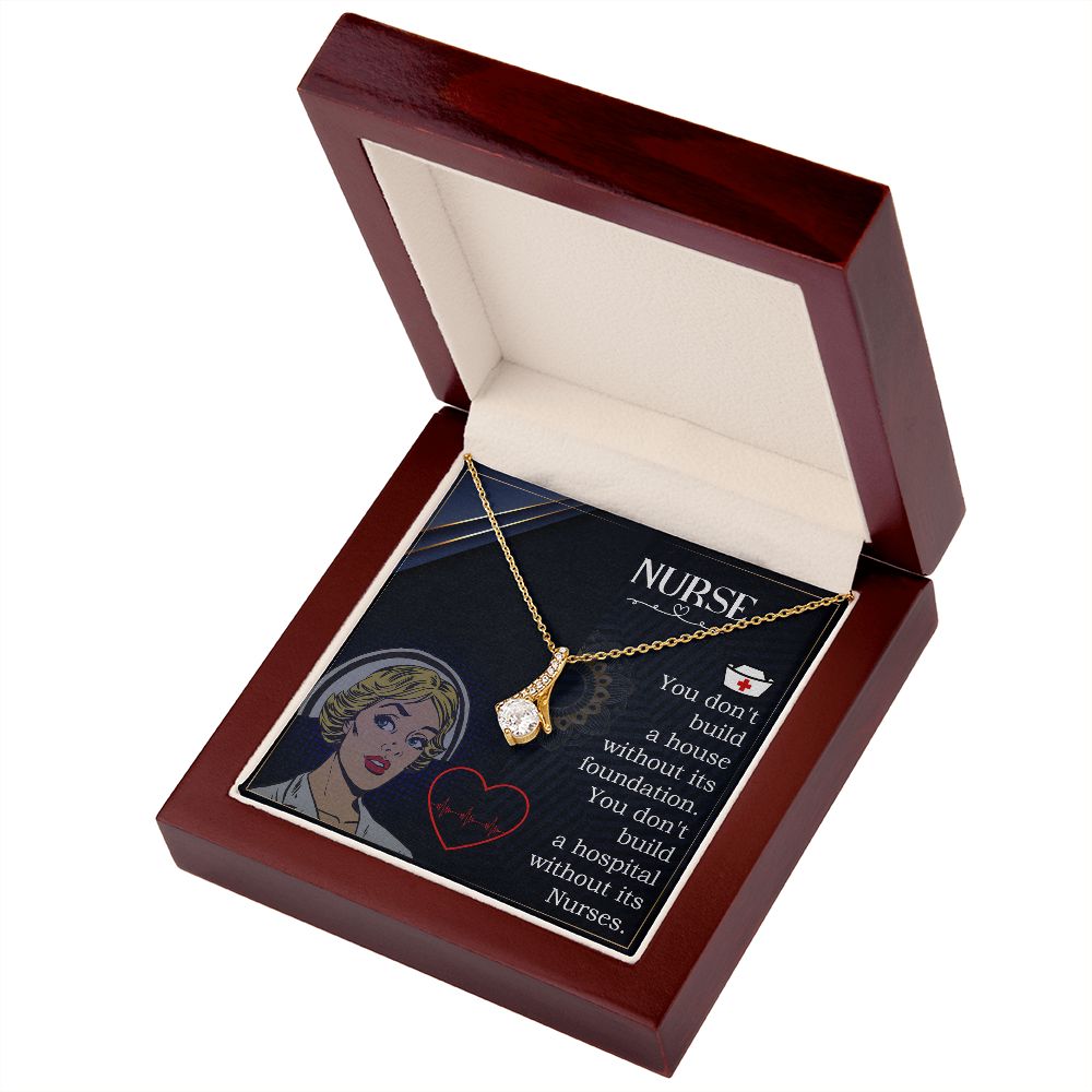 Nurse Alluring Ribbon Necklace-Express Your Love Gifts
