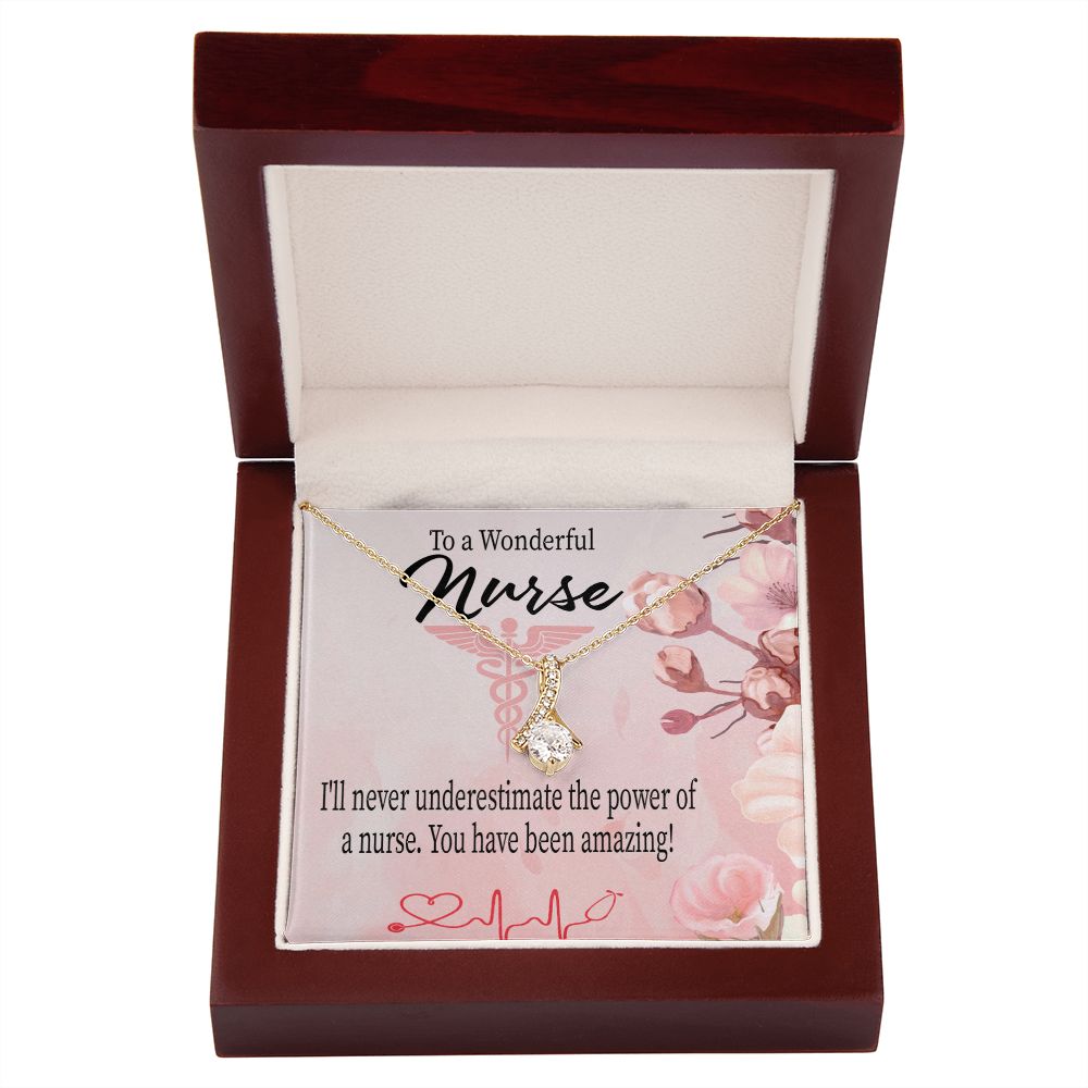Amazing Nurse Alluring Ribbon Necklace-Express Your Love Gifts