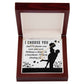 I Choose You Alluring Ribbon Necklace-Express Your Love Gifts