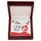 Mom I'm So Grateful Alluring Ribbon Necklace-Express Your Love Gifts
