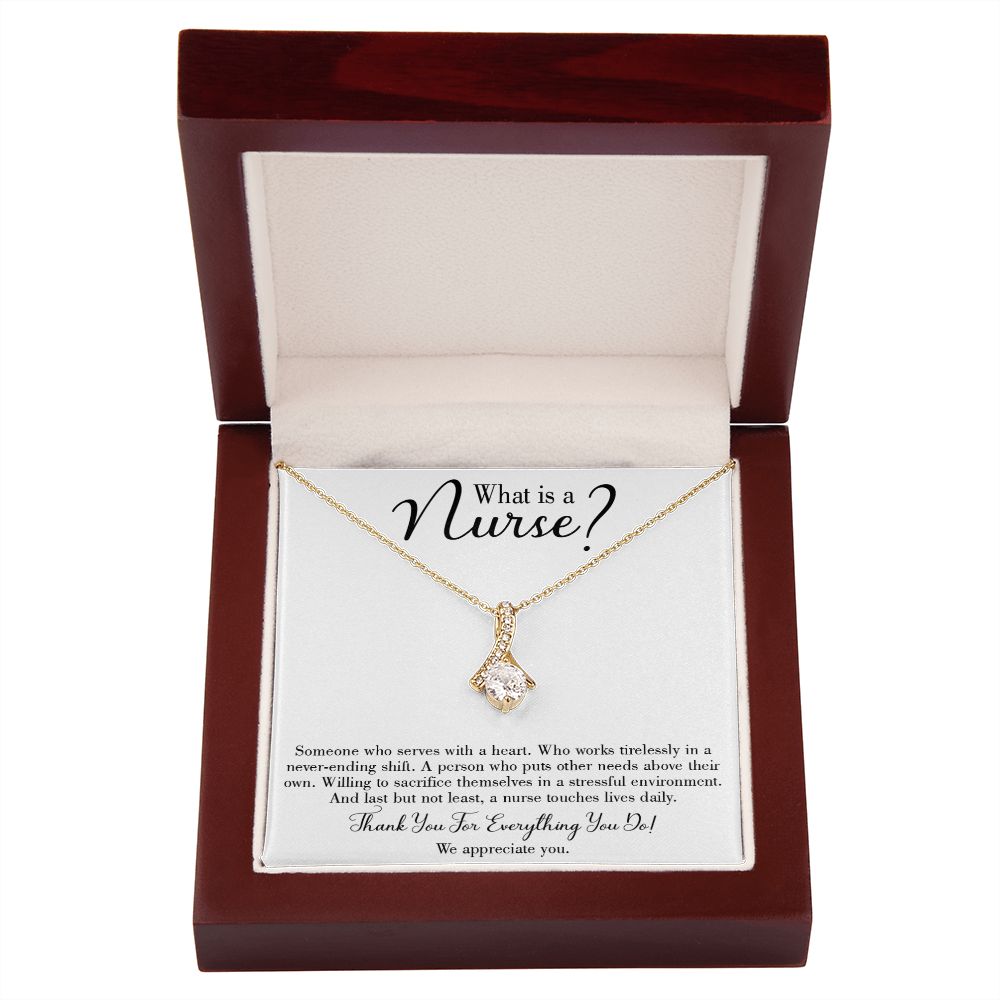 What is a Nurse Alluring Ribbon Necklace-Express Your Love Gifts