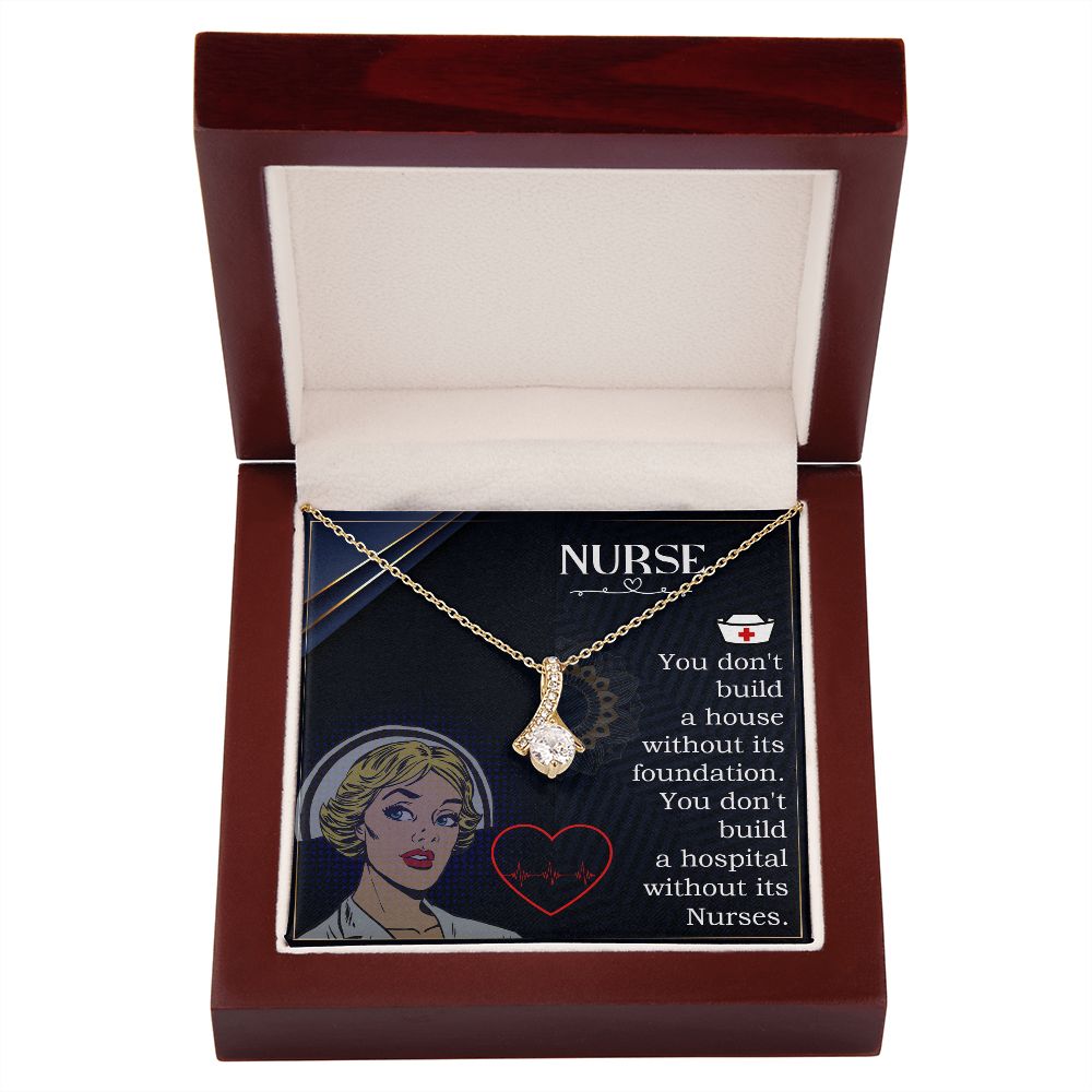 Nurse Alluring Ribbon Necklace-Express Your Love Gifts