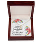 The Love Between a Grandmother and Granddaughter Alluring Ribbon Necklace-Express Your Love Gifts