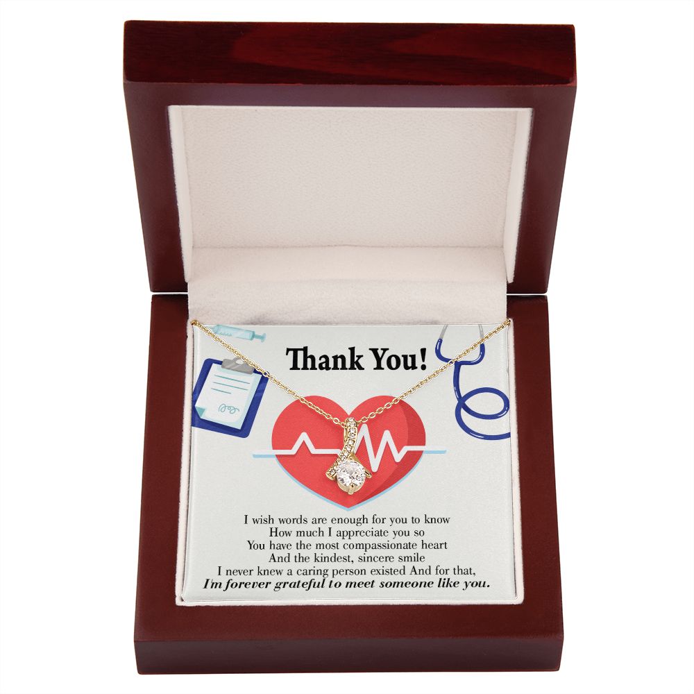 Gift Idea For Medical Staff Alluring Ribbon Necklace-Express Your Love Gifts