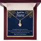Thank You Nurse Alluring Ribbon Necklace-Express Your Love Gifts