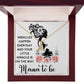 Mama To Be Alluring Ribbon Necklace-Express Your Love Gifts