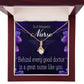 Behind Every Doctor Alluring Ribbon Necklace-Express Your Love Gifts