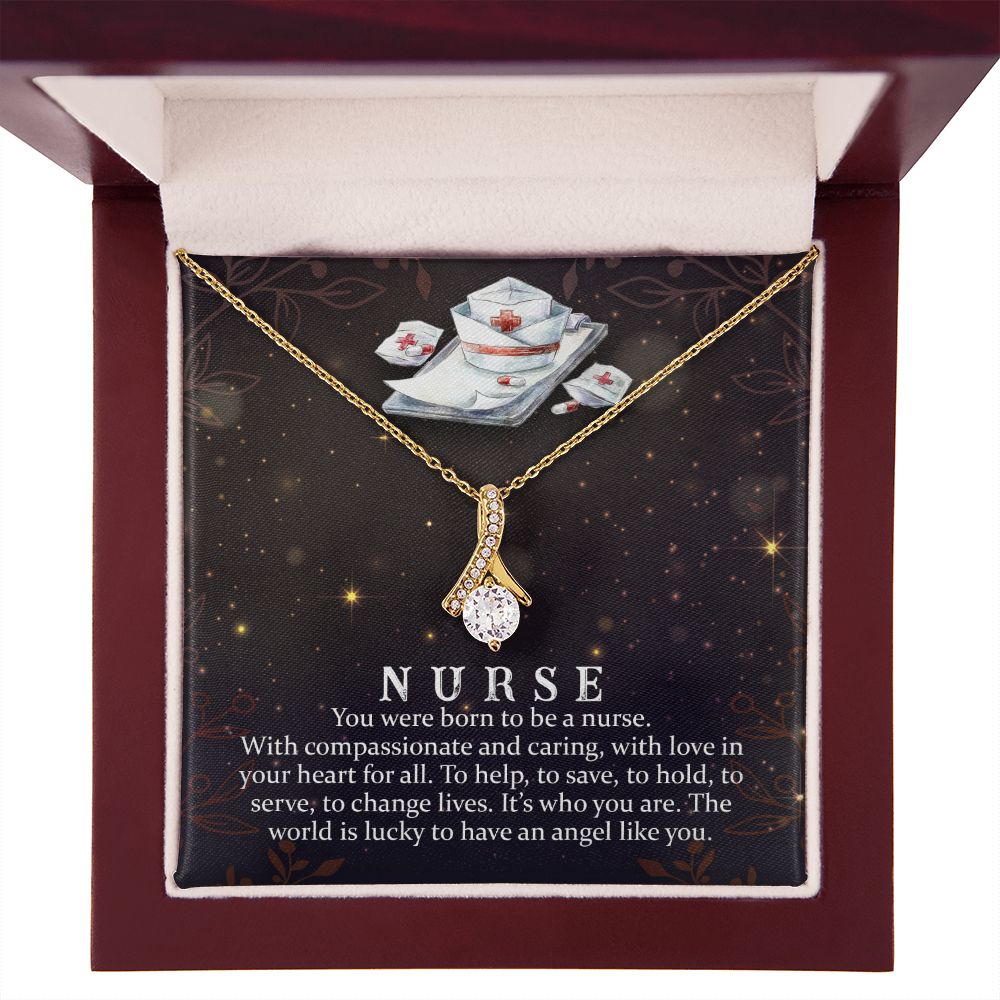 You Were Born to Be Alluring Ribbon Necklace-Express Your Love Gifts