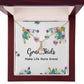Grandkids Make Life More Grand Alluring Ribbon Necklace-Express Your Love Gifts