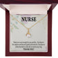 Gift For Healthcare Workers Alluring Ribbon Necklace-Express Your Love Gifts