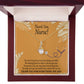Thank You Nurse Gift Alluring Ribbon Necklace-Express Your Love Gifts