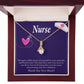 Remarkable Nurse Alluring Ribbon Necklace-Express Your Love Gifts