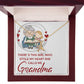 Girl Stole My Haert Calls Me Grandma Alluring Ribbon Necklace-Express Your Love Gifts