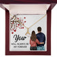 You WIll Always Be My Forever Alluring Ribbon Necklace-Express Your Love Gifts