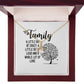 Family Alluring Ribbon Necklace-Express Your Love Gifts
