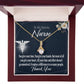 You Don't Go Unnoticed Alluring Ribbon Necklace-Express Your Love Gifts