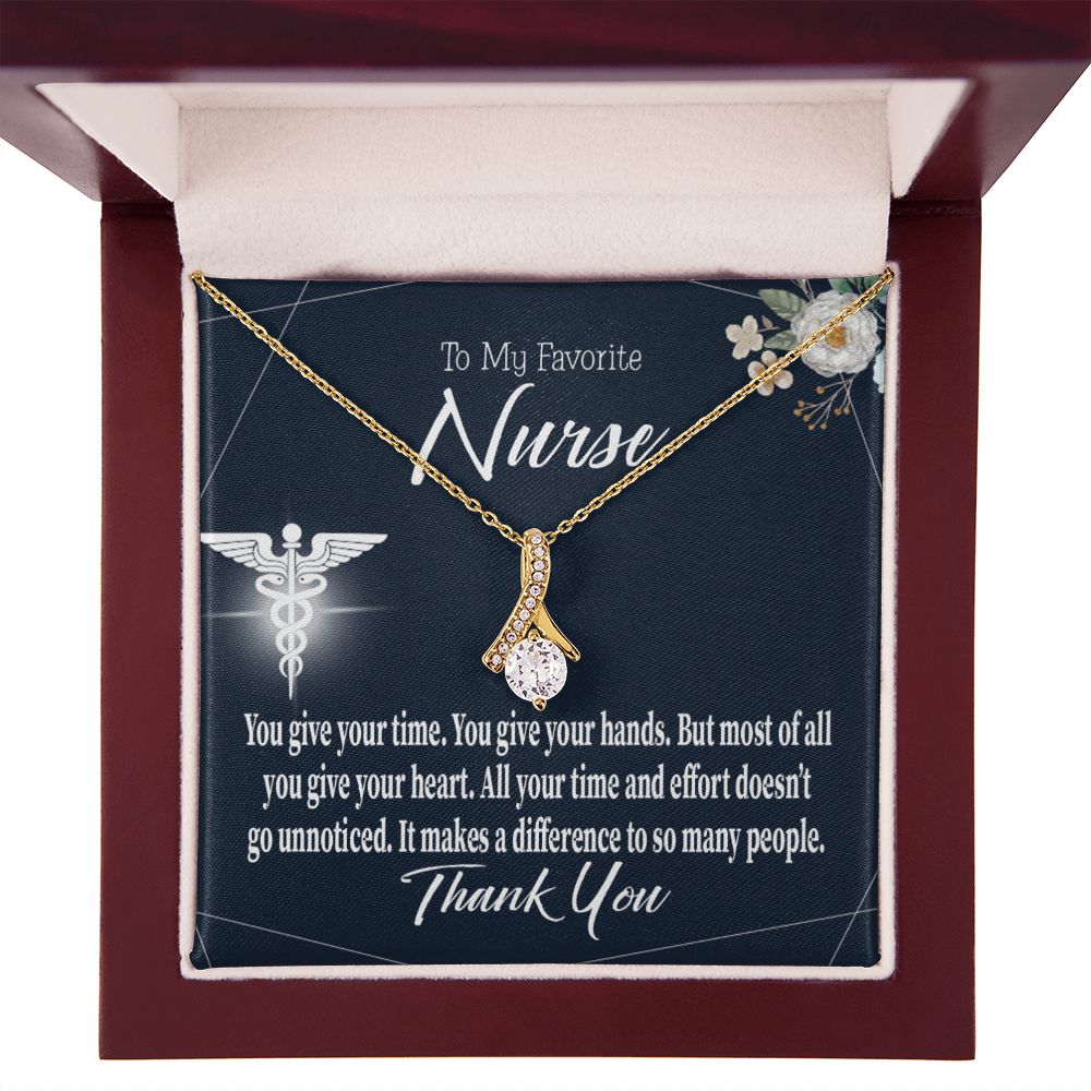 You Don't Go Unnoticed Alluring Ribbon Necklace-Express Your Love Gifts
