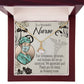 Thank Your Nurse Gift Alluring Ribbon Necklace-Express Your Love Gifts