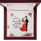 You Are The Missing Piece to My Heart Alluring Ribbon Necklace-Express Your Love Gifts