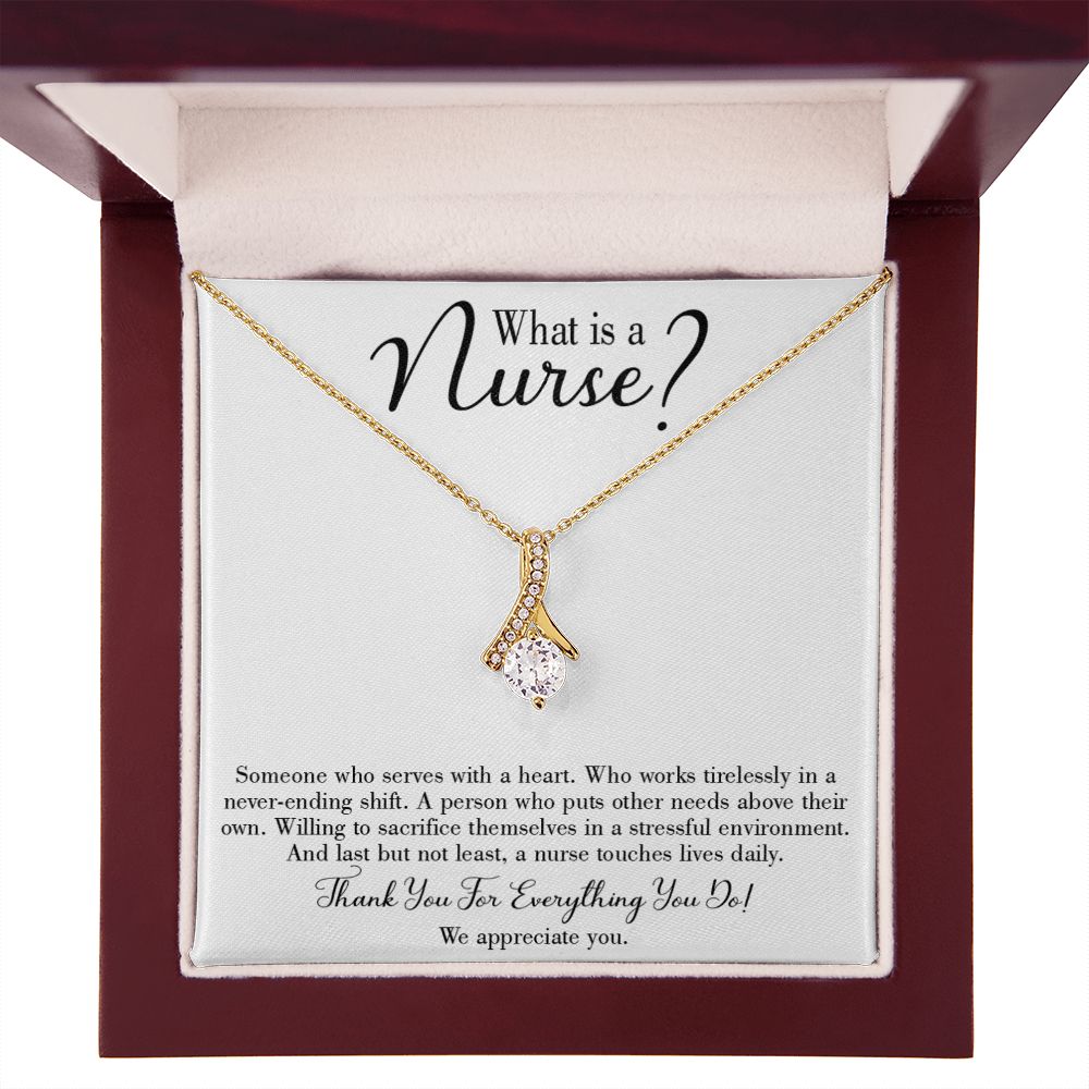 What is a Nurse Alluring Ribbon Necklace-Express Your Love Gifts