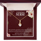 Special Nurse Alluring Ribbon Necklace-Express Your Love Gifts
