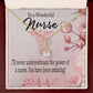 Amazing Nurse Alluring Ribbon Necklace-Express Your Love Gifts