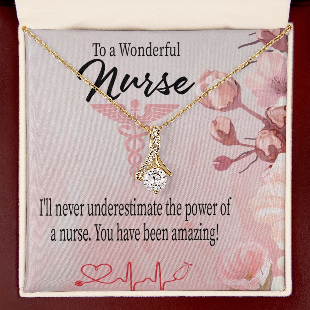 Amazing Nurse Alluring Ribbon Necklace-Express Your Love Gifts
