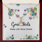 Grandkids Make Life More Grand Alluring Ribbon Necklace-Express Your Love Gifts