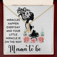 Mama To Be Alluring Ribbon Necklace-Express Your Love Gifts