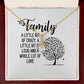 Family Alluring Ribbon Necklace-Express Your Love Gifts