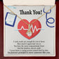 Gift Idea For Medical Staff Alluring Ribbon Necklace-Express Your Love Gifts
