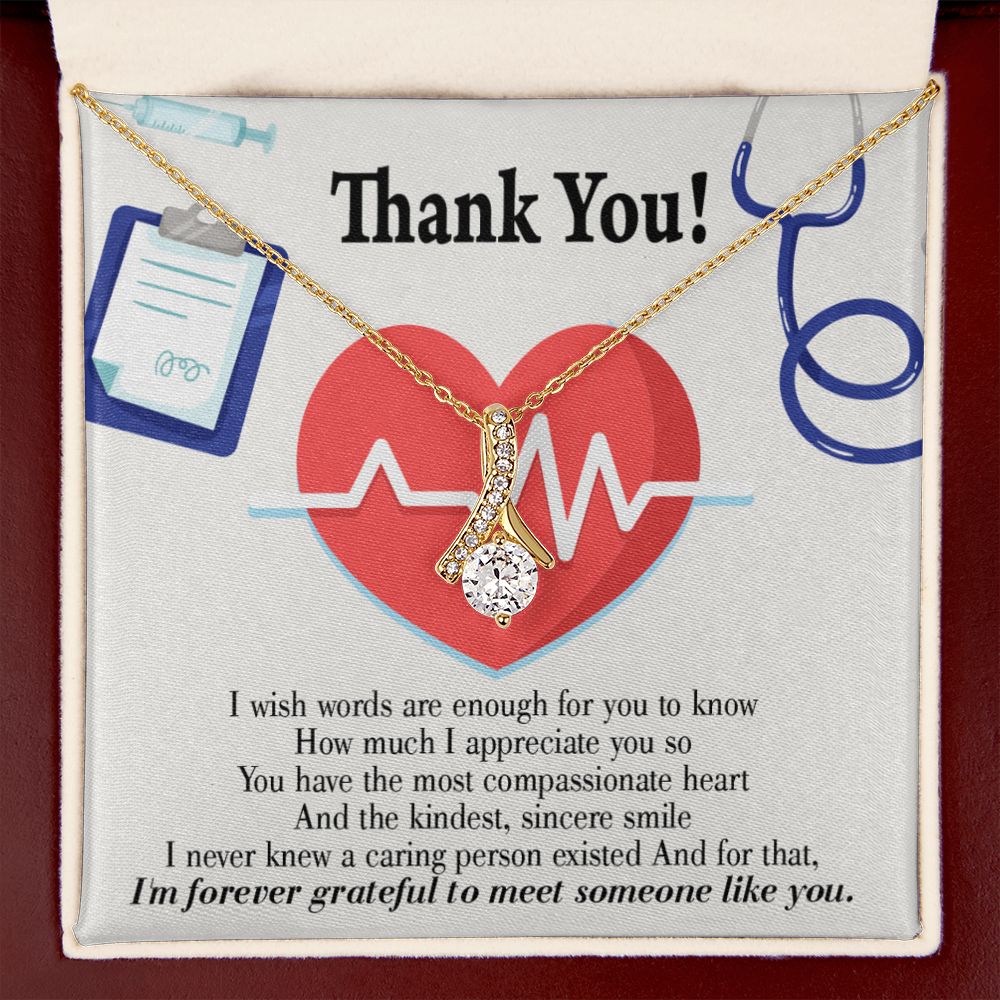 Gift Idea For Medical Staff Alluring Ribbon Necklace-Express Your Love Gifts