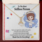 Thanks to Nurse Caregivers Alluring Ribbon Necklace-Express Your Love Gifts