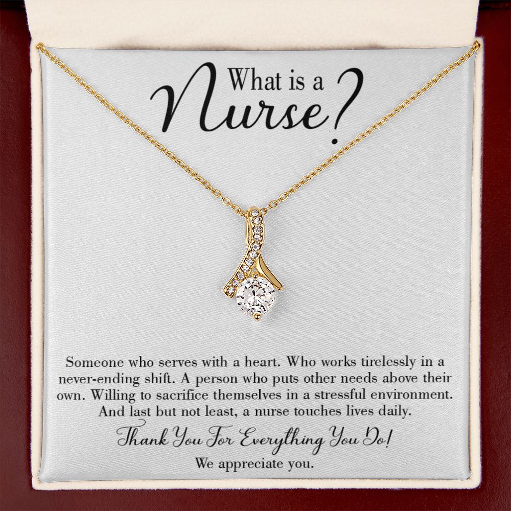 What is a Nurse Alluring Ribbon Necklace-Express Your Love Gifts