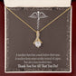 Medical Hero Appreciation Alluring Ribbon Necklace-Express Your Love Gifts